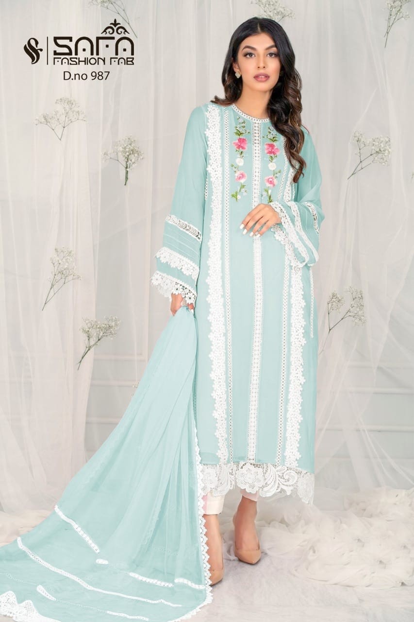SAFA FASHION 987 BEST DESIGN KURTIS SINGALE AVAILABALE IN SURAT