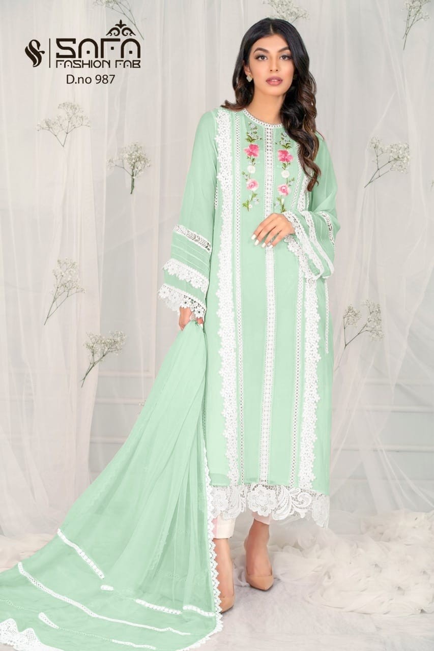 SAFA FASHION 987 BEST DESIGN KURTIS SINGALE AVAILABALE IN SURAT