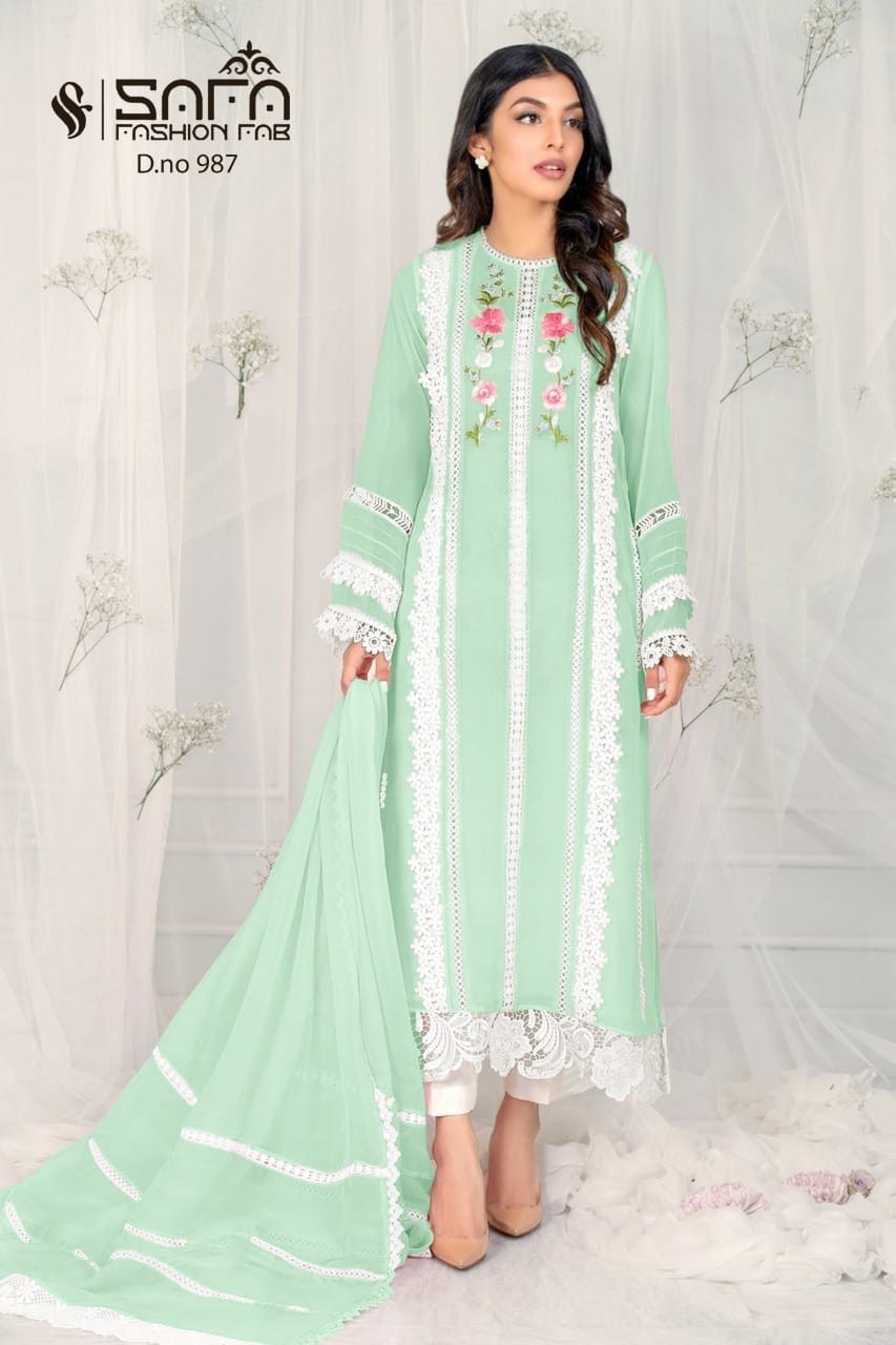 SAFA FASHION 987 BEST DESIGN KURTIS SINGALE AVAILABALE IN SURAT