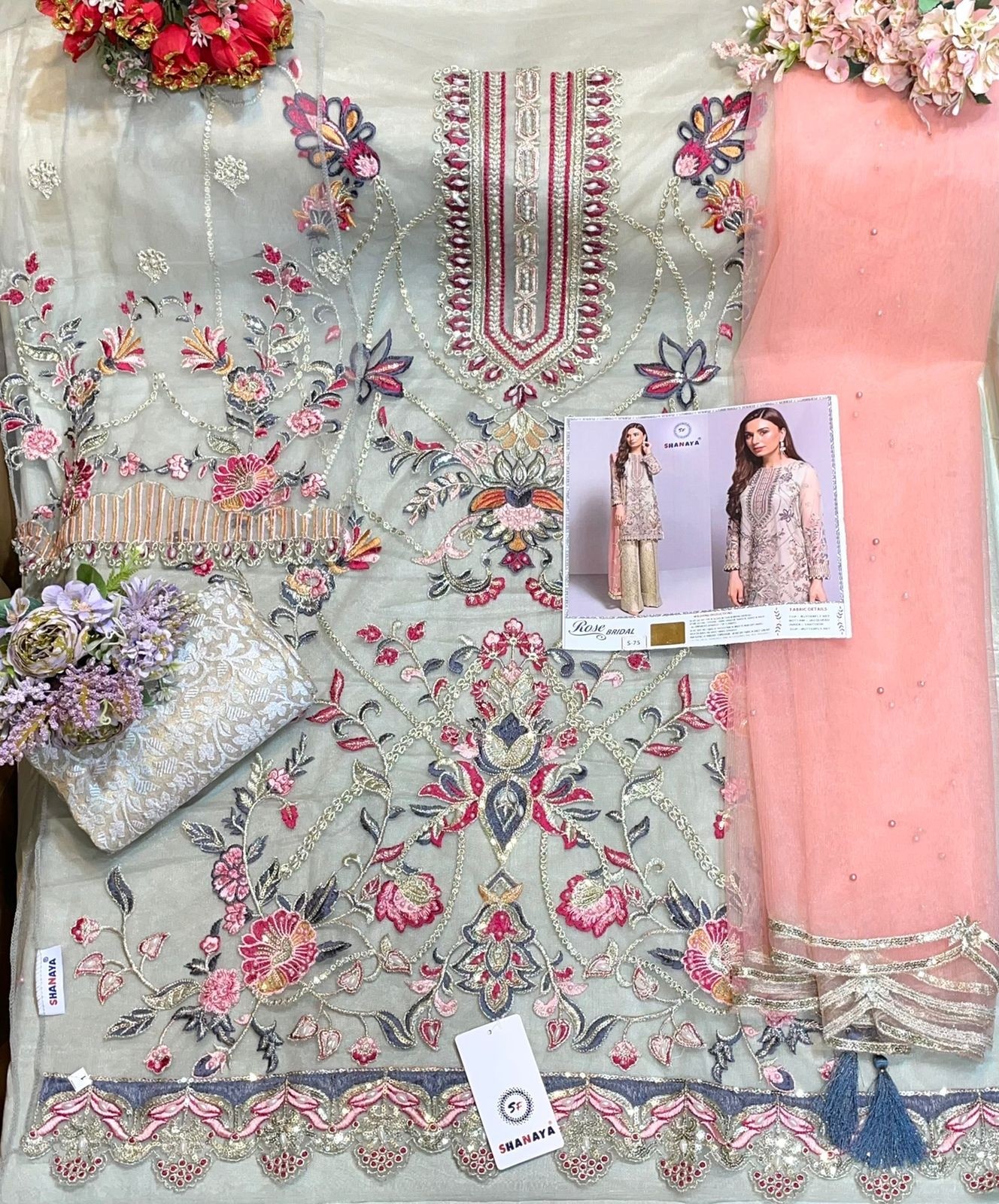 SHANAYA ROSE BRIDAL S 75 PAKISTANI SUITS SINGLE SUPPLIER