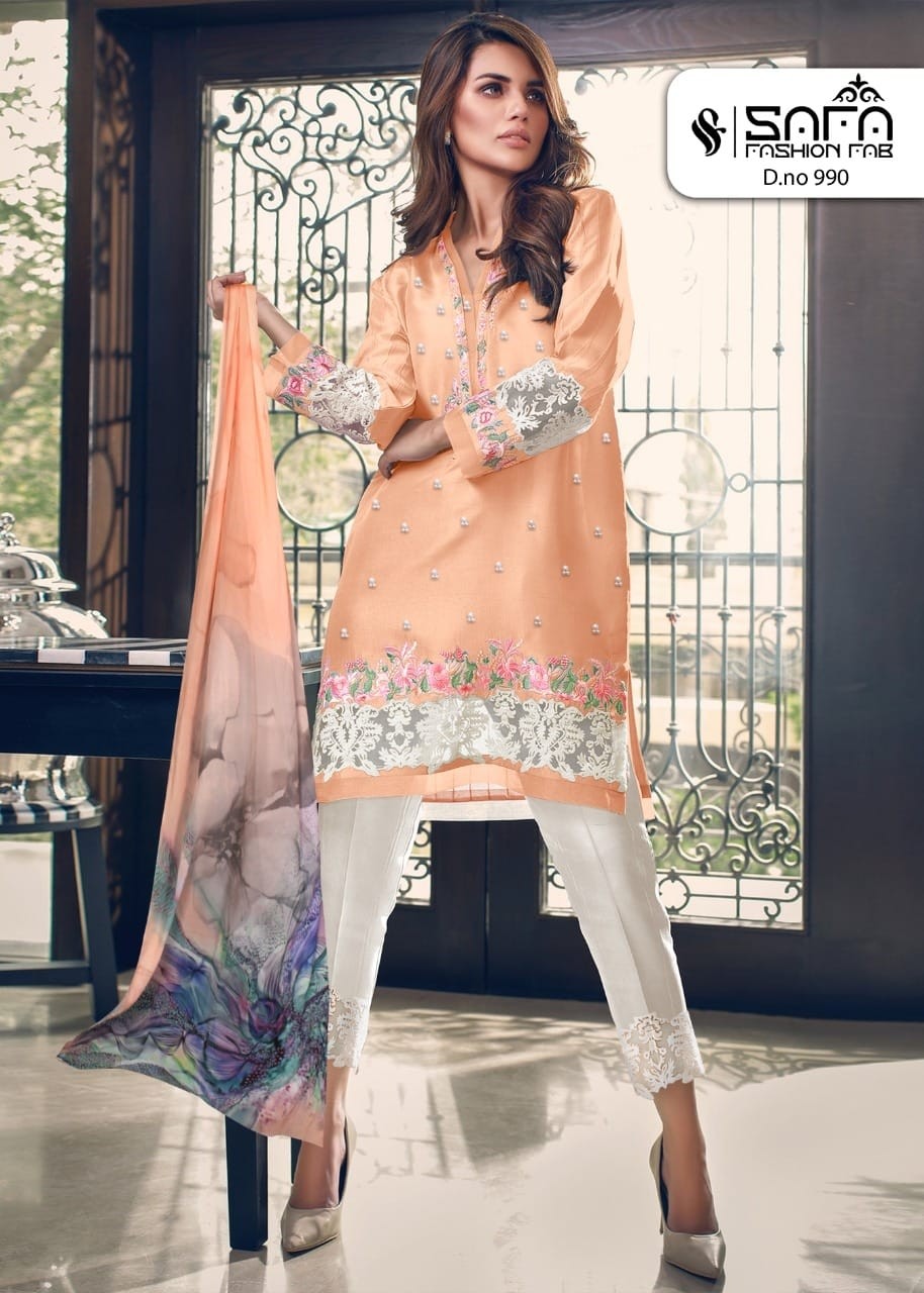 SAFA FASHION FAB SF 990 TUNIC KURTIS MANUFACTURER SURAT