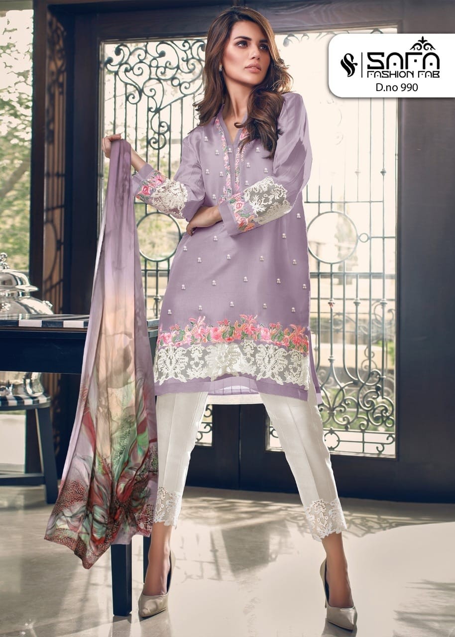 SAFA FASHION FAB SF 990 TUNIC KURTIS MANUFACTURER SURAT