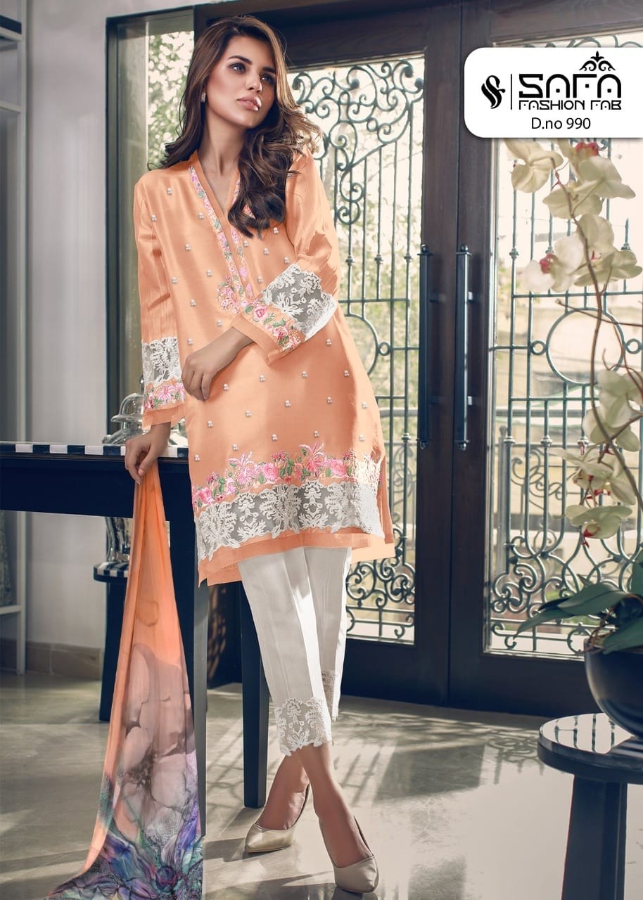 SAFA FASHION FAB SF 990 TUNIC KURTIS MANUFACTURER SURAT