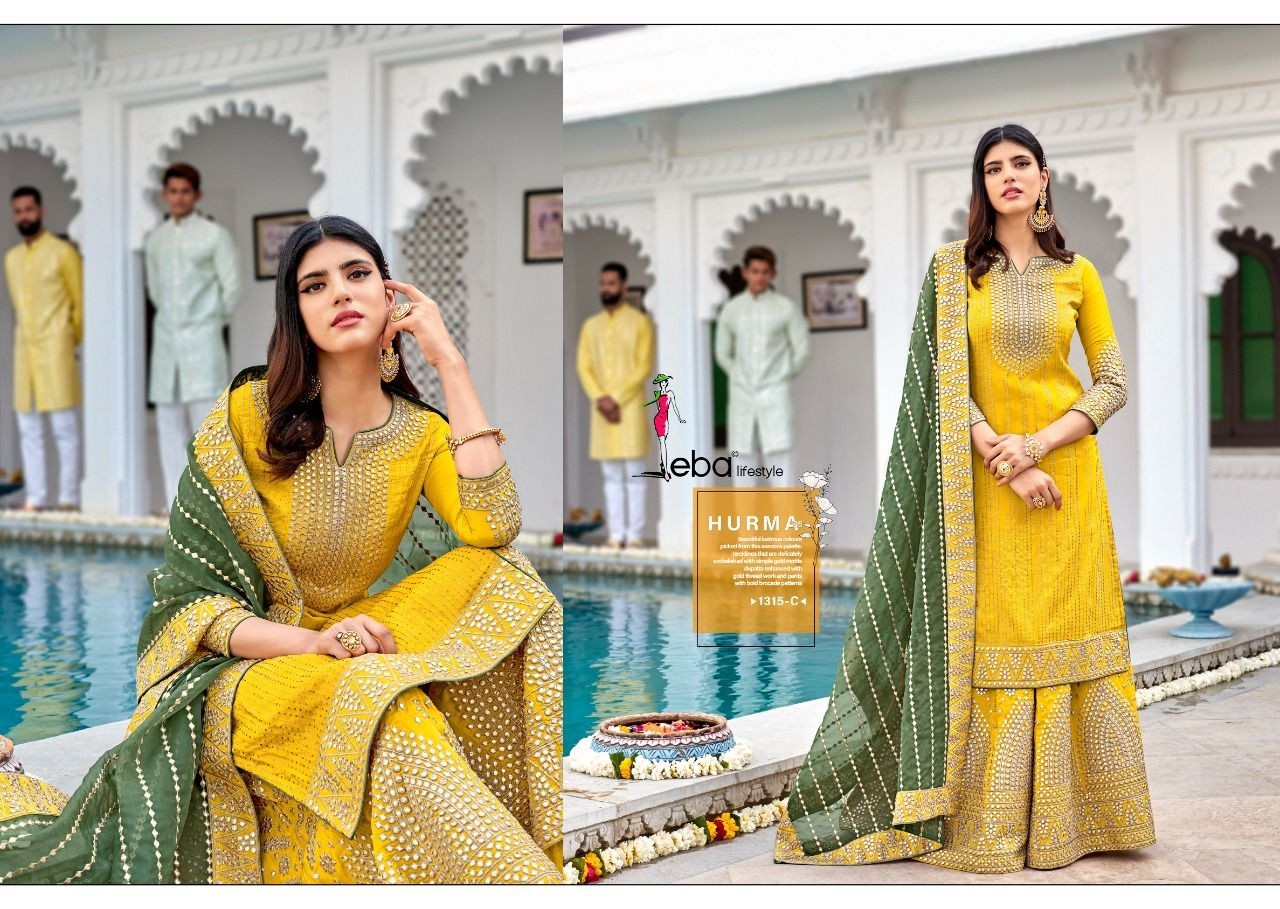EBA LIFESTYLE HURMA VOL-35 1315 ATO1315 A SALWAR KAMEZ WHOLESALER