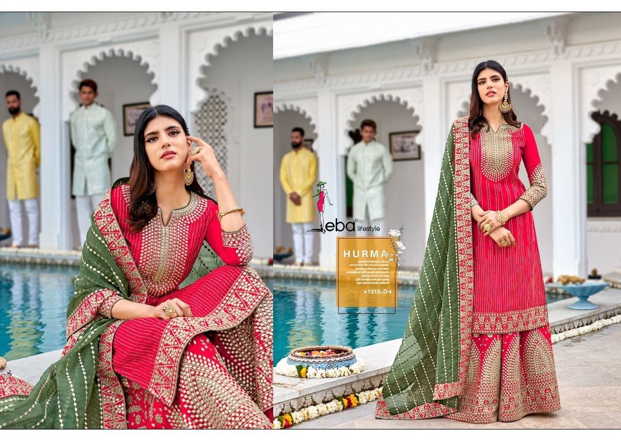 EBA LIFESTYLE HURMA VOL-35 1315 ATO1315 A SALWAR KAMEZ WHOLESALER