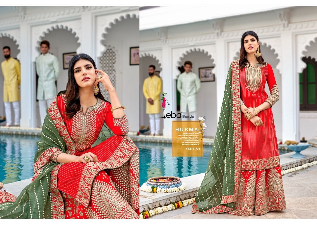 EBA LIFESTYLE HURMA VOL-35 1315 ATO1315 A SALWAR KAMEZ WHOLESALER