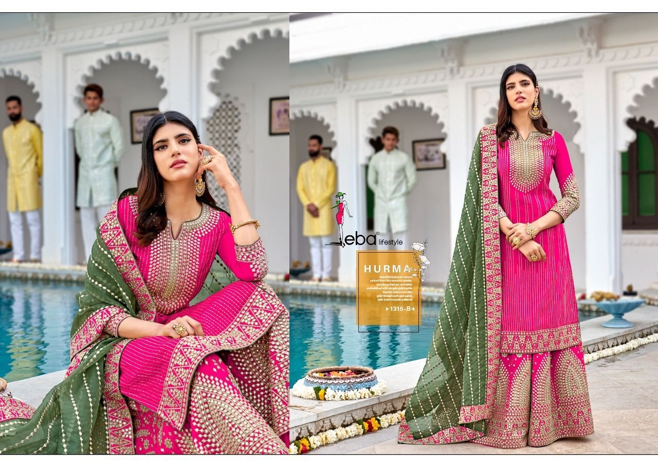 EBA LIFESTYLE HURMA VOL-35 1315 ATO1315 A SALWAR KAMEZ WHOLESALER