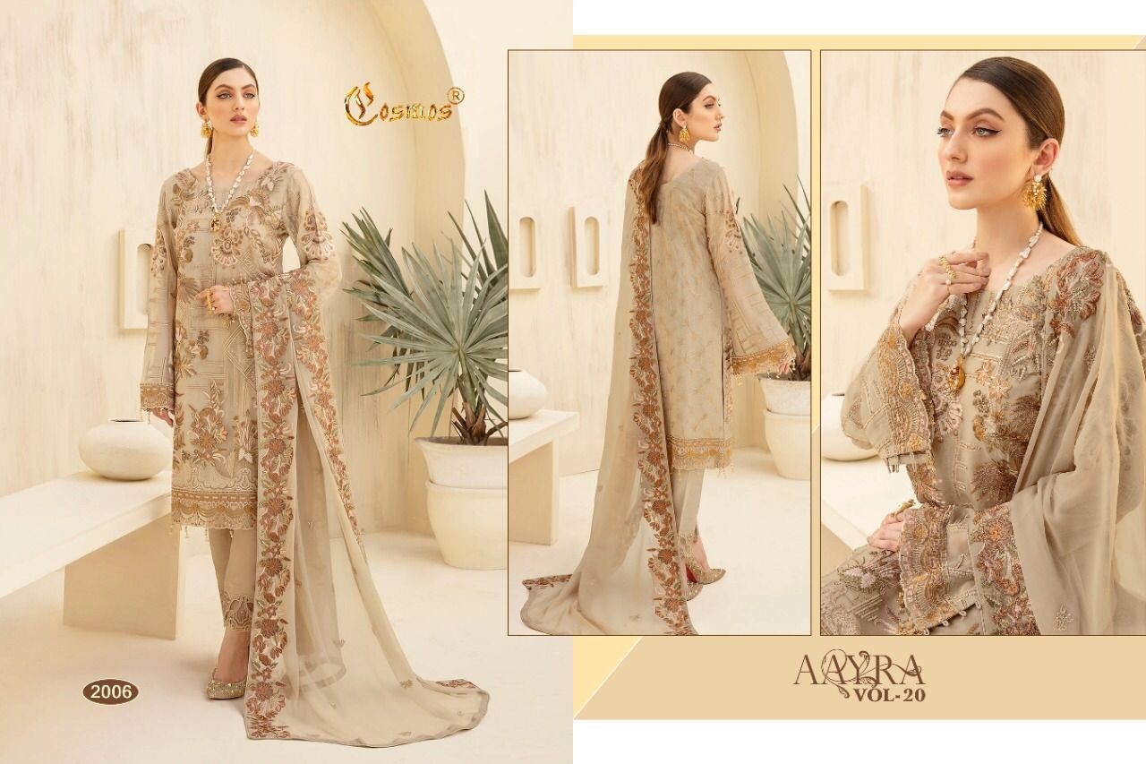 COSMOS AAYRA VOL 20 2006 PAKISTANI SUITS ONLINE SHOPPING