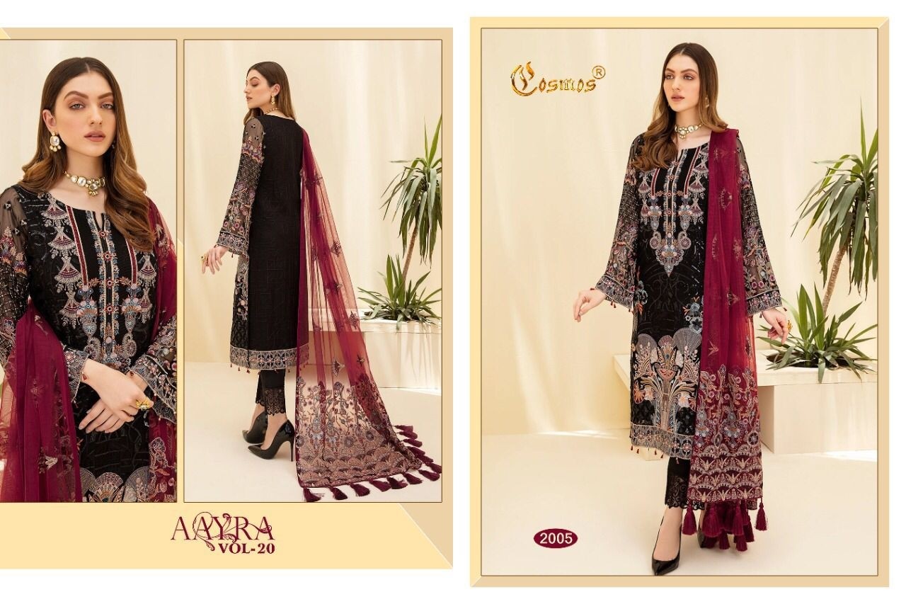 COSMOS AAYRA VOL 20 2005 PAKISTANI SUITS ONLINE SHOPPING
