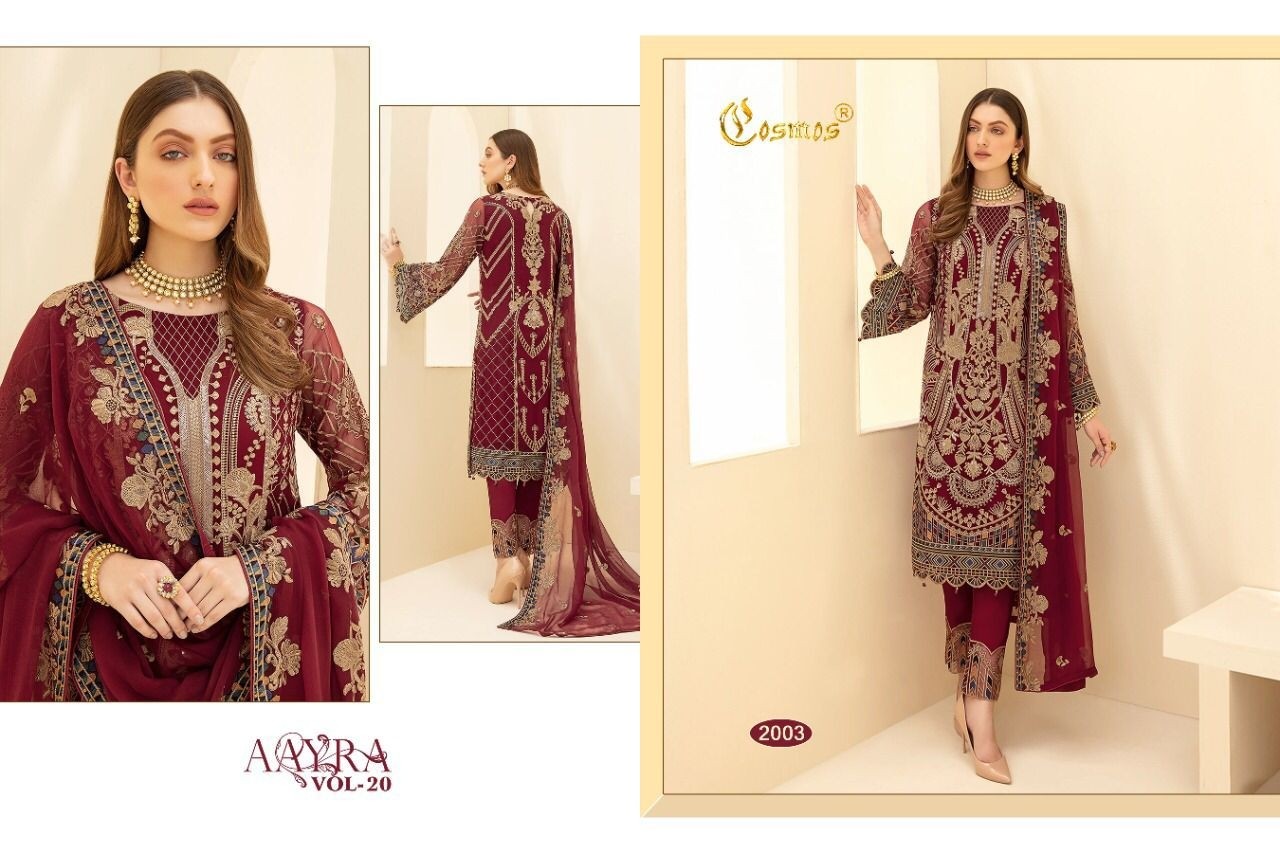 COSMOS AAYRA VOL 20 2003 PAKISTANI SUITS ONLINE SHOPPING