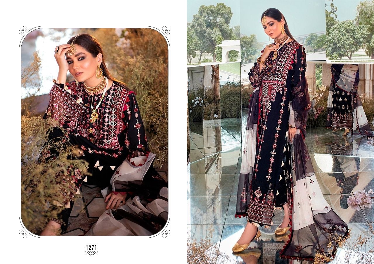 DEEPSY AFROZEH 21 LUXURY LAWN 1271 PAKISTANI SUITS WHOLESALE