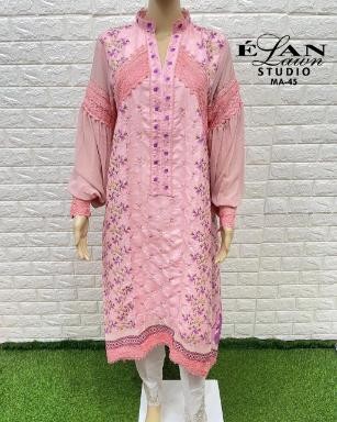 ELAN LAWN STUDIO MA 45 4 COLOURS KURTI COLLECTION