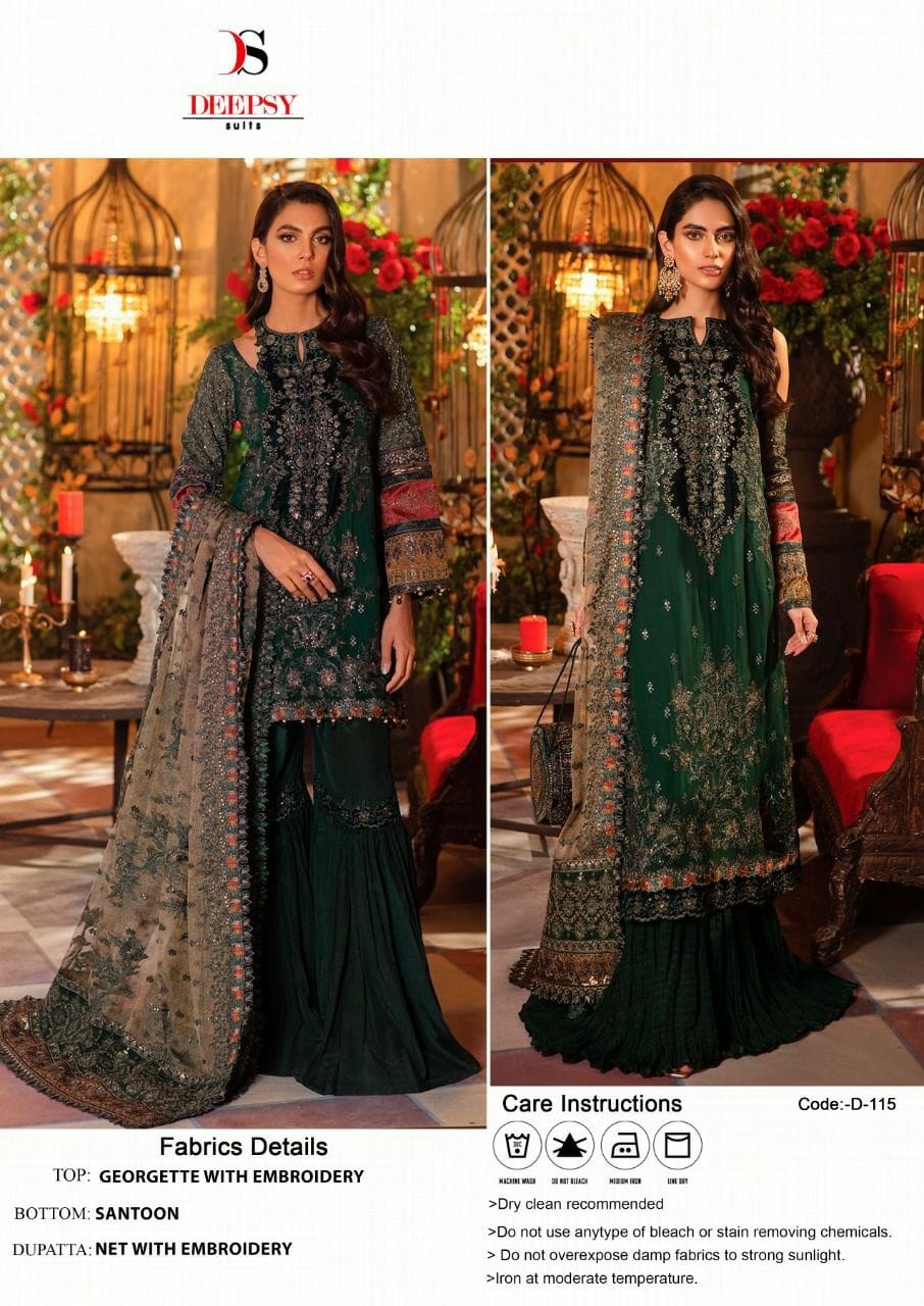 DEEPSY SUITS DN 115 SALWAR KAMEEZ NEW COLLECTION