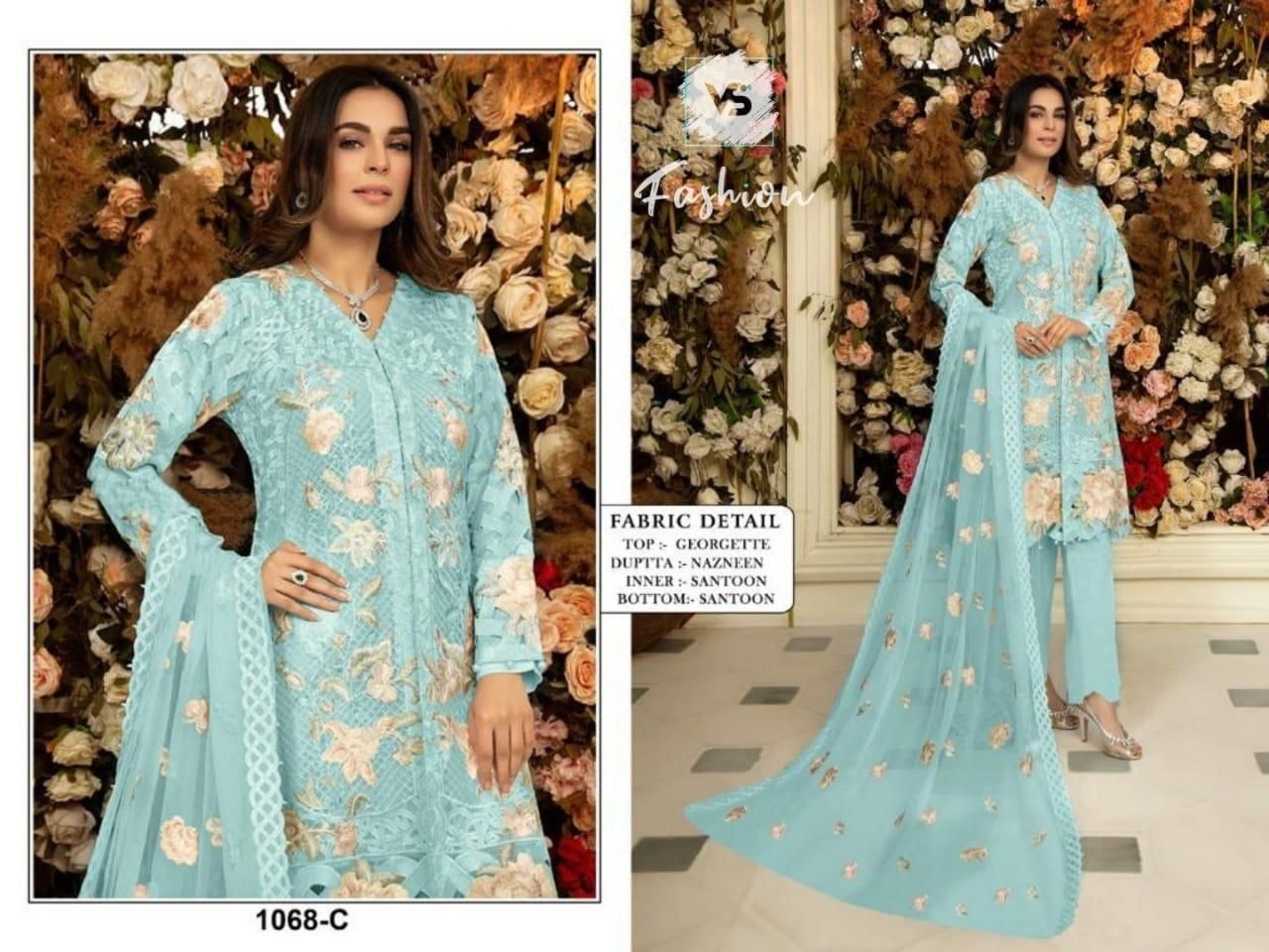 VS FASHION 1068 C PAKISTANI SUITS IN INDIA
