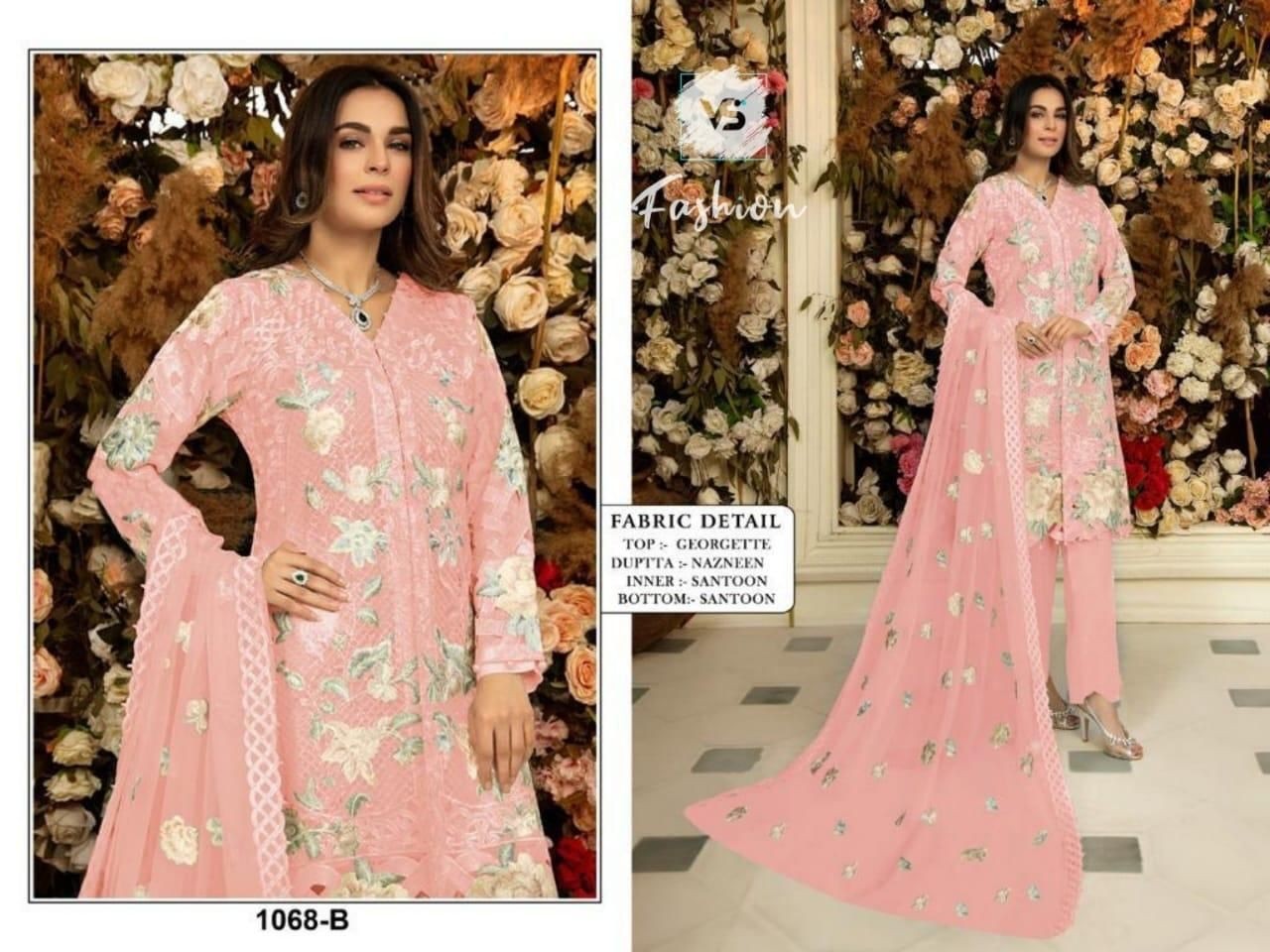 VS FASHION 1068 B PAKISTANI SUITS IN INDIA
