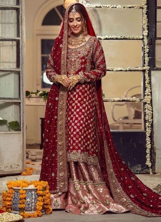 ASIM JOFA DN 56067 PAKISTANI SUITS BRIDAL COLLECTION IN INDIA