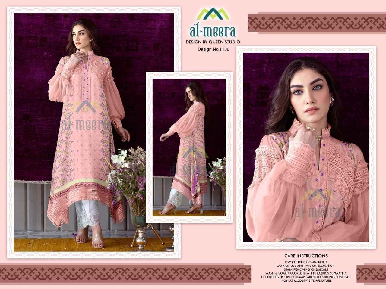 AL MEERA DESIGN QUEEN STUDIO DN 1130 KURTIS FULL CATALOGUE IN SURAT