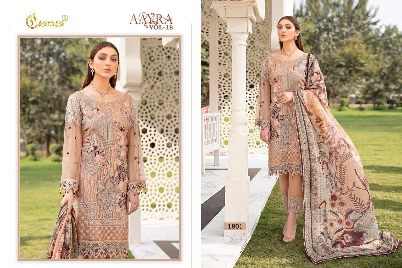 COSMOS AAYRA VOL 18 DN 1801 SALWAR KAMEEZ SINGLE