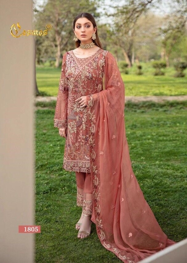 COSMOS AAYRA VOL 18 DN 1805 PAKISTANI DRESS COLLECTION