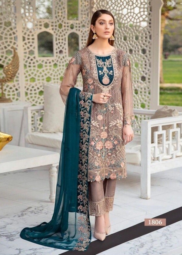 COSMOS AAYRA VOL 18 DN 1806 PAKISTANI SUITS LATEST