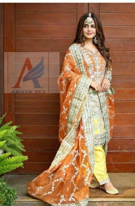 ANAYA TEX 7003 BEAUTIFUL DRESS PAKISTANI SUITS DEALER