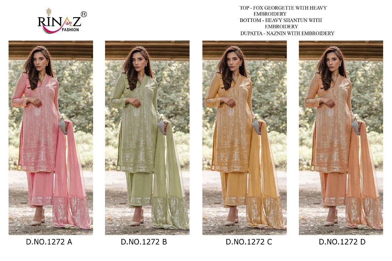 RINAZ FASHION 1272 A COLOUR SALWAR KAMEEZ WHOLESALE