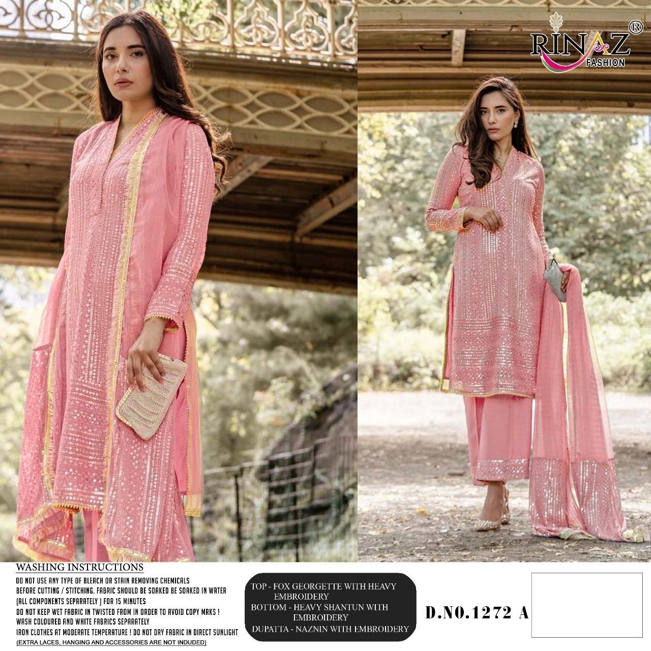 RINAZ FASHION 1272 A COLOUR SALWAR KAMEEZ WHOLESALE