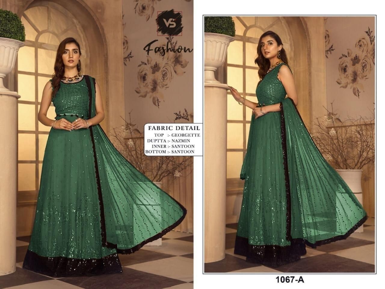VS FASHION 1067 A PAKISTANI SUITS COLLECTION