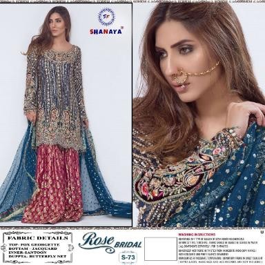 SHANAYA ROSE BRIDAL S 73 A PAKISTANI DRESS IN SURAT