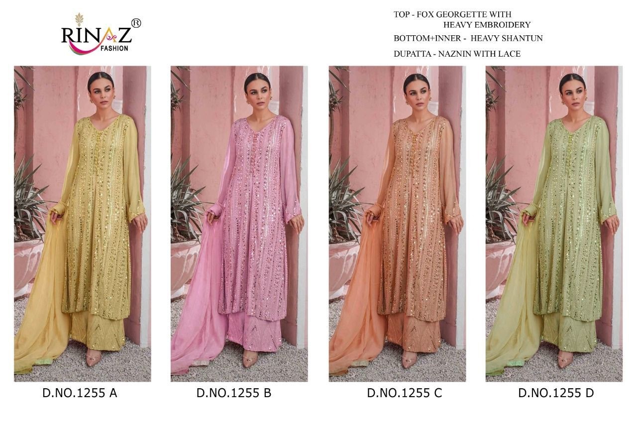 RINAZ FASHION PRESENTS DN 1255 C PAKISTANI DRESS MANUFACTURER IN IDNDIA