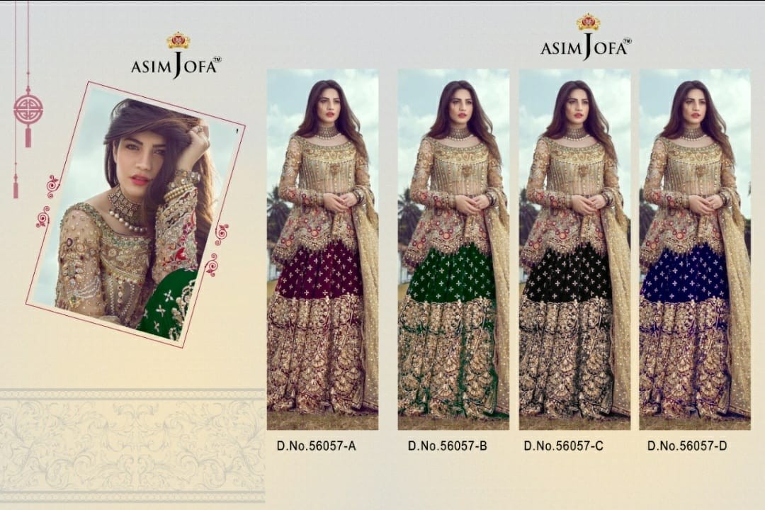 ASIM JOFA 56057 C SUPER HIT COLLECTION SALWAR KAMEEZ
