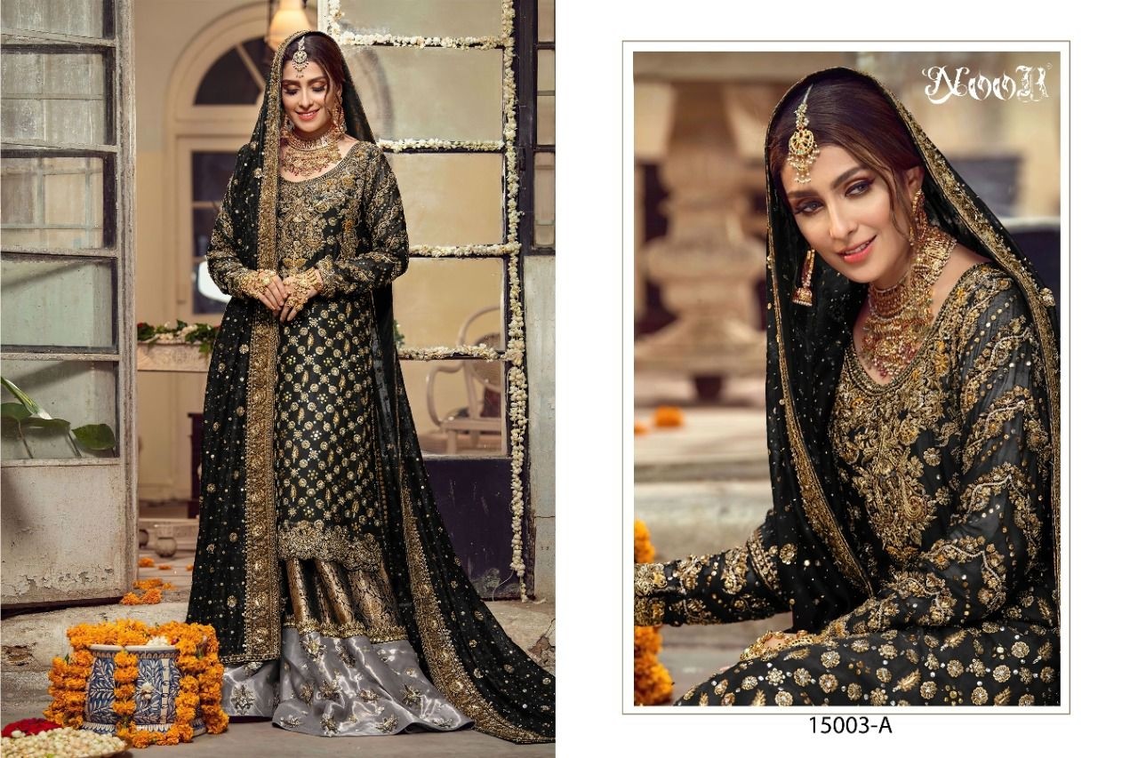 NOOR HIT COLLECTION 15003 A TO 15003 D PAKISTANI SALWAR KAMEEZ IN SURAT 
