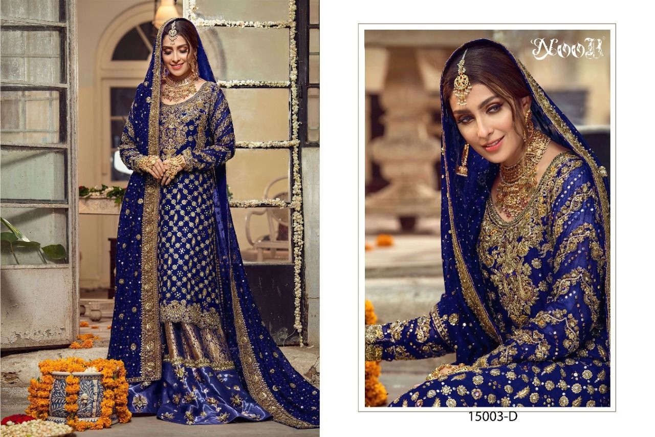 NOOR HIT COLLECTION 15003 A TO 15003 D PAKISTANI SALWAR KAMEEZ IN SURAT 