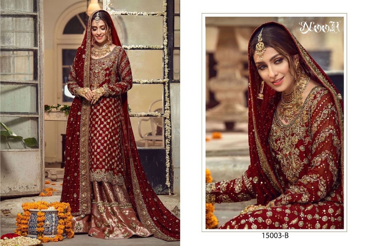 NOOR HIT COLLECTION 15003 A TO 15003 D PAKISTANI SALWAR KAMEEZ IN SURAT 