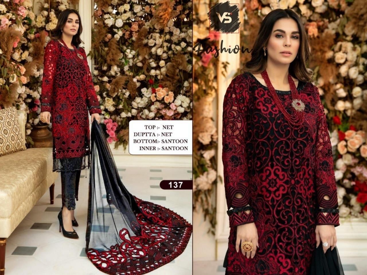 VS FASHION 137 DEALER WHOLESALER SALWAR KAMEEZ 