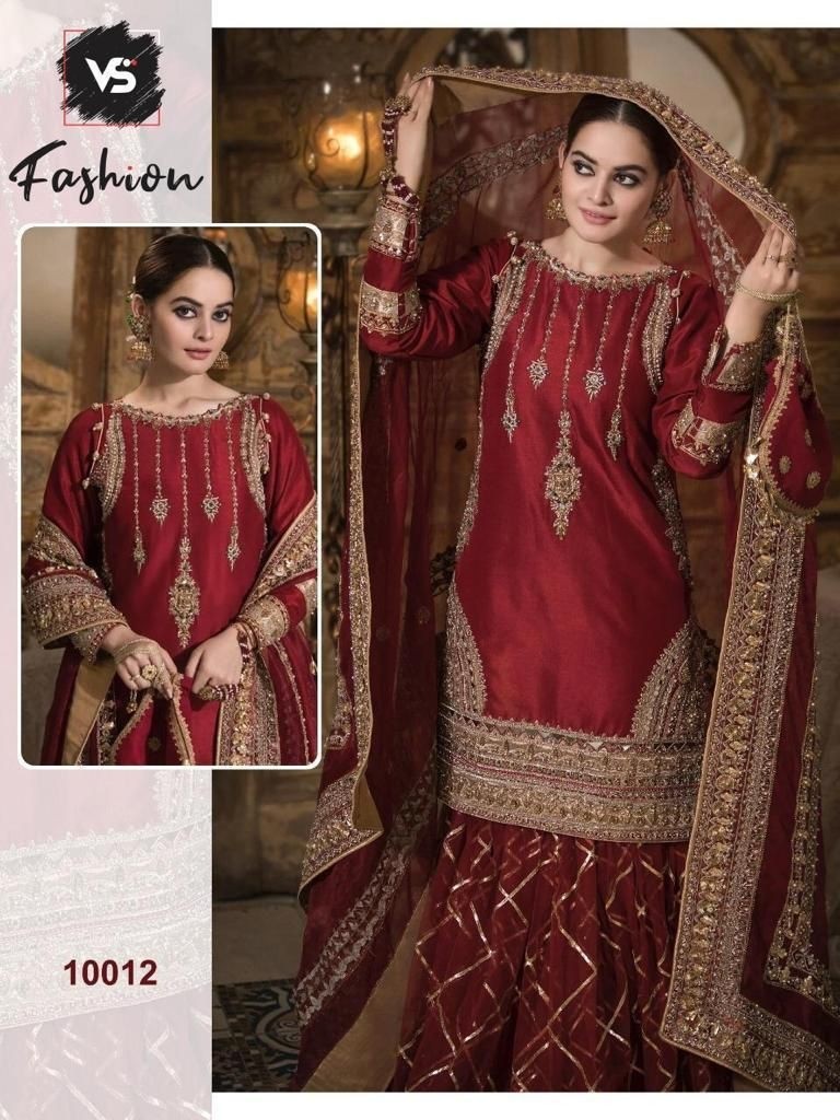 VS FASHION 10012 BEST DESIGNER PAKISTANI SUITS DEALER