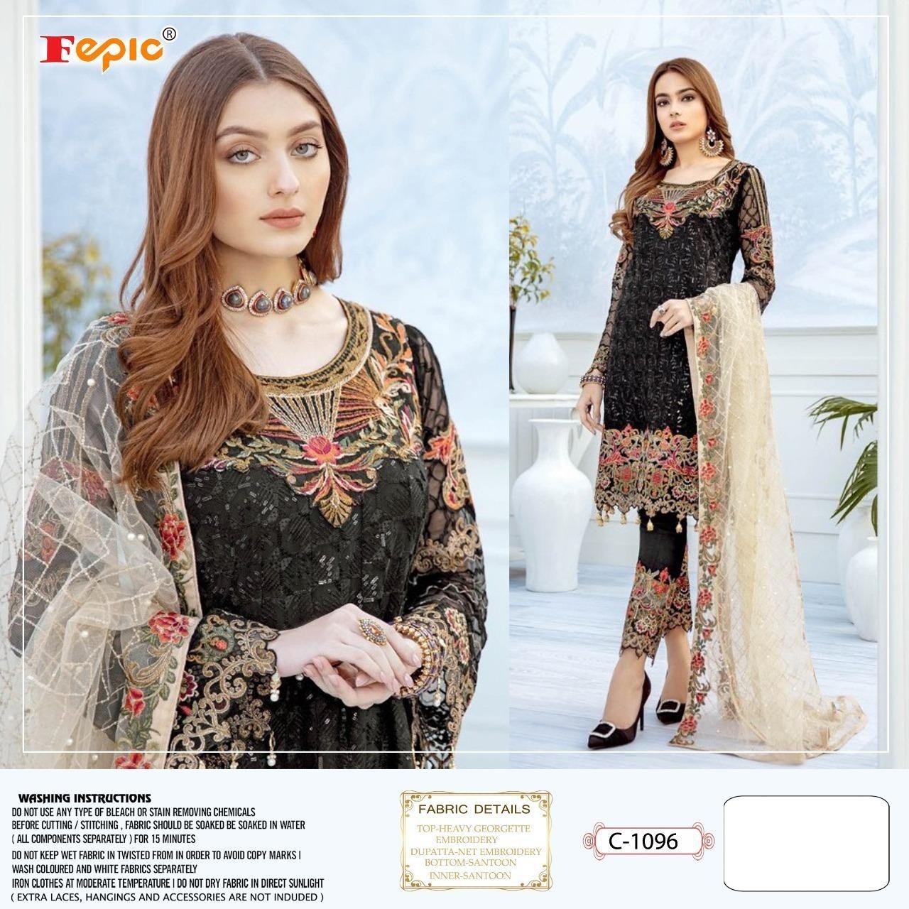 FEPIC ROSEMEEN C 1096 BEST SUITS PAKISTANI DESIGNER