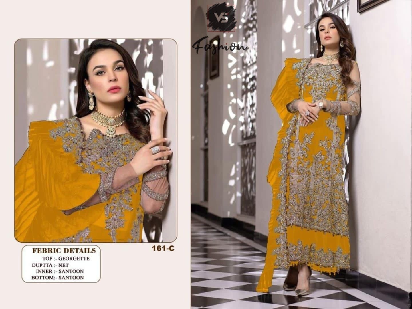 VS FASHION 161 TO 161 E PAKISTANI DESIGNER SINGLE AVAILABLE