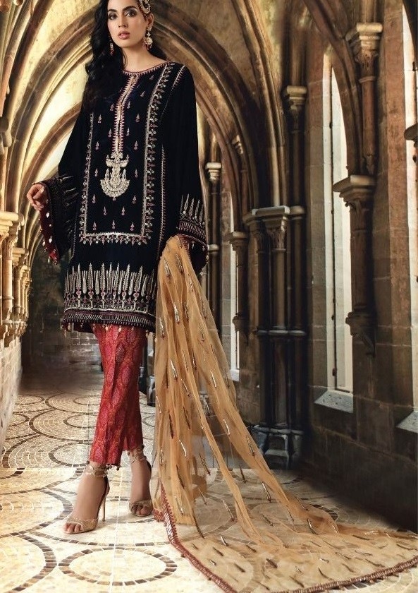 DEEPSY SUITS ANAYA VELVET COLLECTION 1175 ONLINE SHOPPING PAKISTANI SUITS