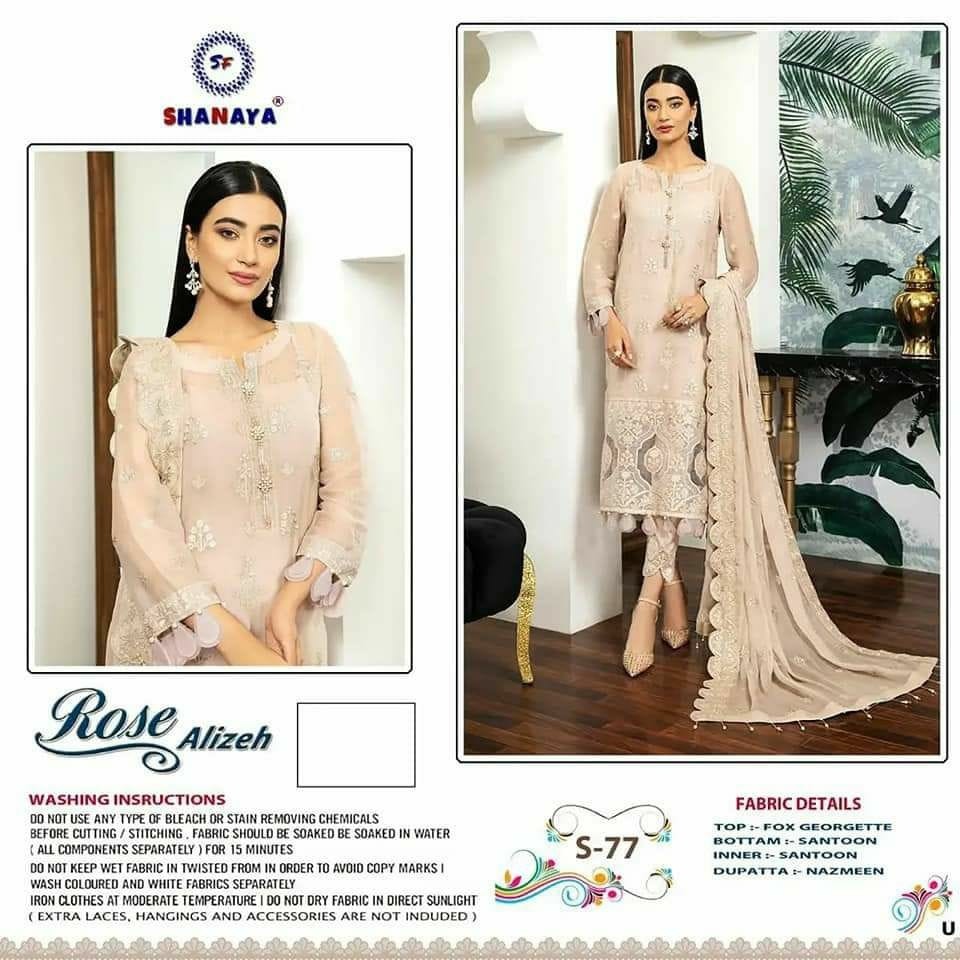 SHANAYA ROSE ALIZEH S 77 DESIGNER SALWAR KAMEEZ 