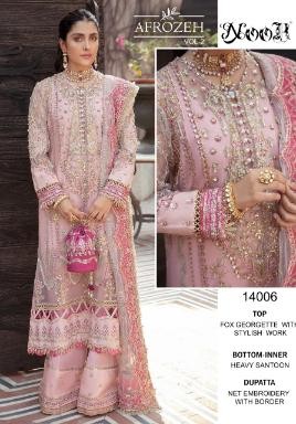 NOOR AFROZEH VOL 2 14006 PAKISTANI SUITS PREMIUM COLLECTION 