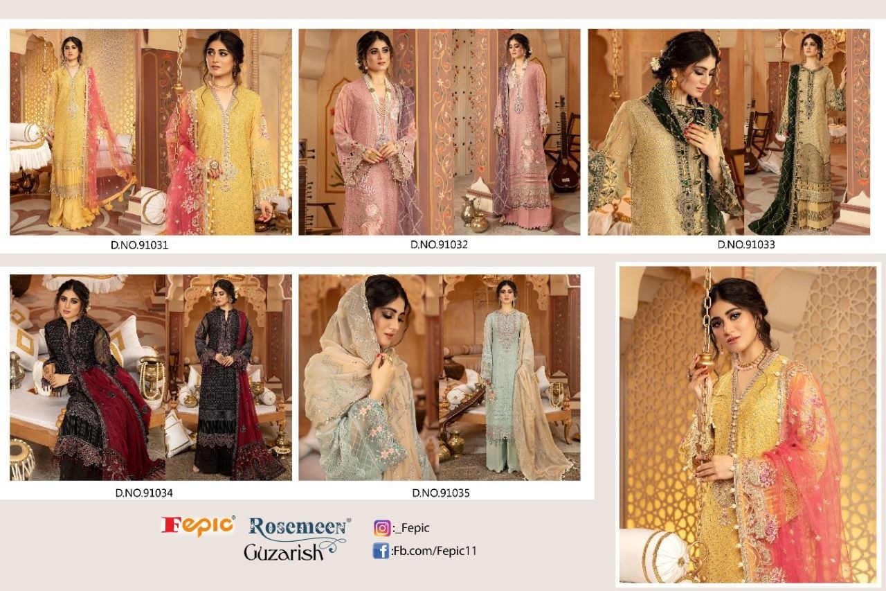 FEPIC ROSEMEEN GUZARISH VOL 2 91035 HEAVY EMBROIDERED