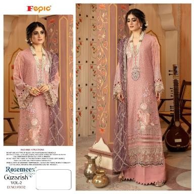 FEPIC ROSEMEEN GUZARISH VOL 2 91032 GEORGETTE CHIKANKAARI COLLECTION