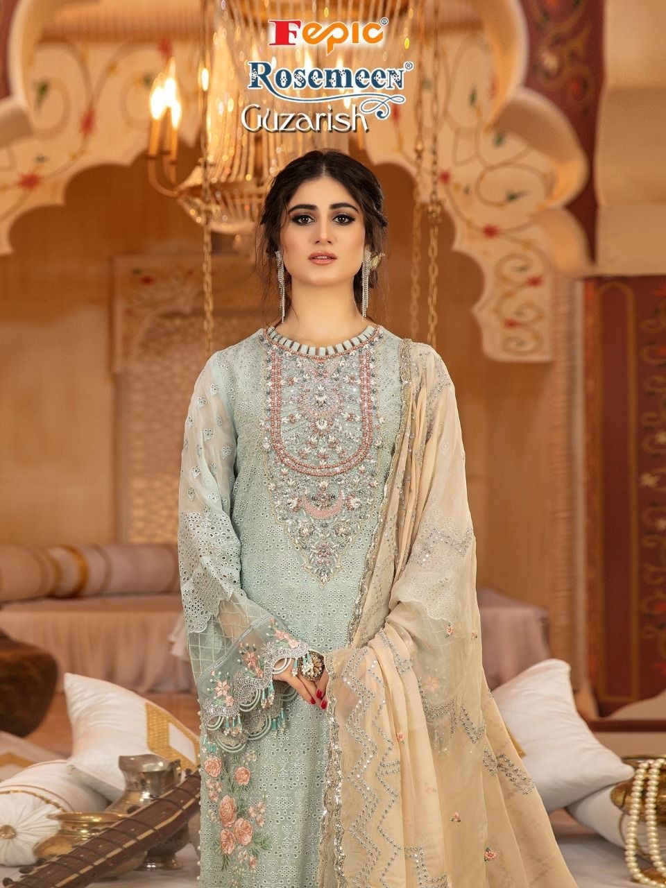 FEPIC ROSEMEEN GUZARISH VOL 2 91035 HEAVY EMBROIDERED