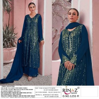 RINAZ FASHION 1255 M COLOUR LATEST COLLECTION PAKISTANI SUITS