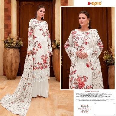 FEPIC ROSEMEEN DN 91007 C NAZMEEN EMBROIDERED BEST CATALOGUE