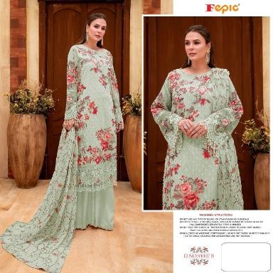 FEPIC ROSEMEEN DN 91007 B NAZMEEN EMBROIDERED BEST SUPPLIER