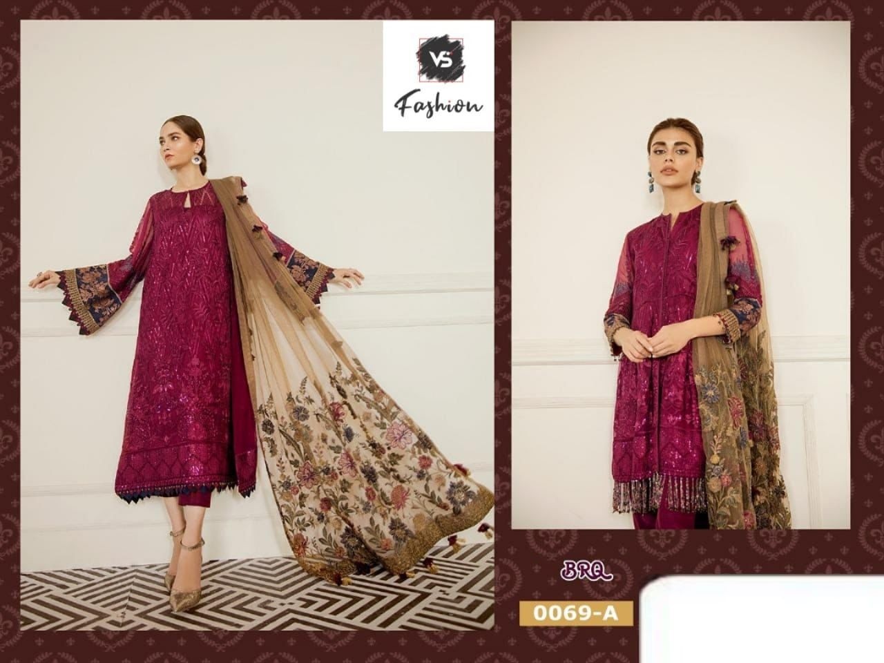 VS FASHION BRQ 0069 A PAKISTANI SALWAR KAMEEZ COLLECTION
