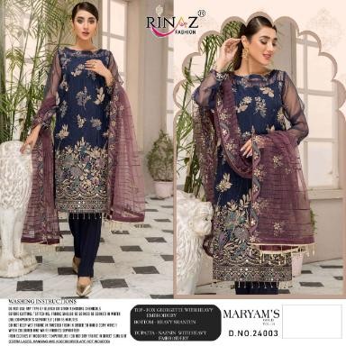 RINAZ FASHION MARYAM S GOLD VOL 16 24003 PAKISTANI DRESS MATERIAL ONLINE