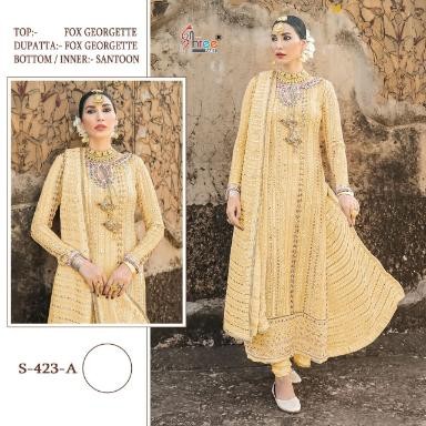 SHREE FABS S 423 C NEW LAUNCHING HIT DESIGN PAKISTANI SALWAR KAMEEZ